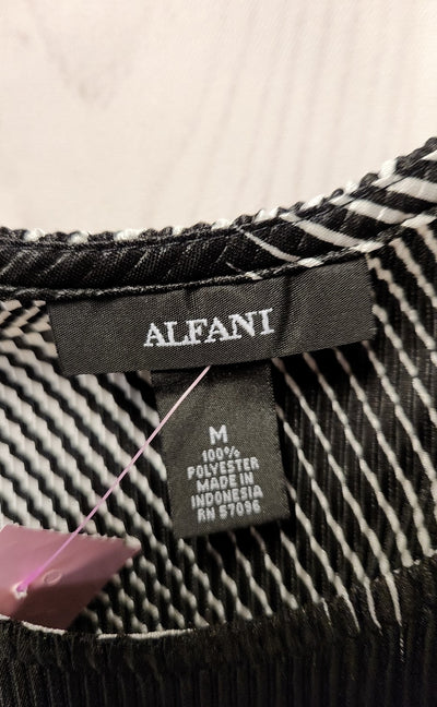 Alfani Women's Size M Black Sleeveless Top