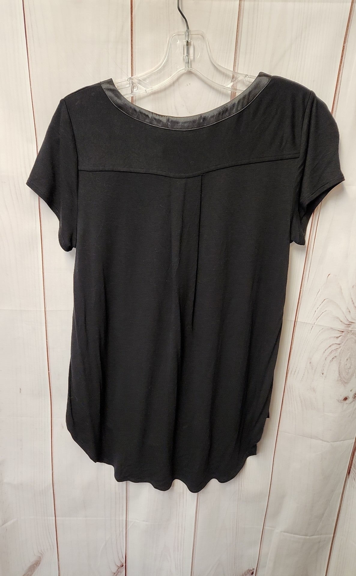 Alfani Women's Size L Black Short Sleeve Top