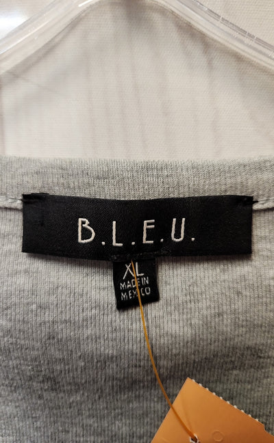 Bleu Women's Size XL Gray 3/4 Sleeve Top