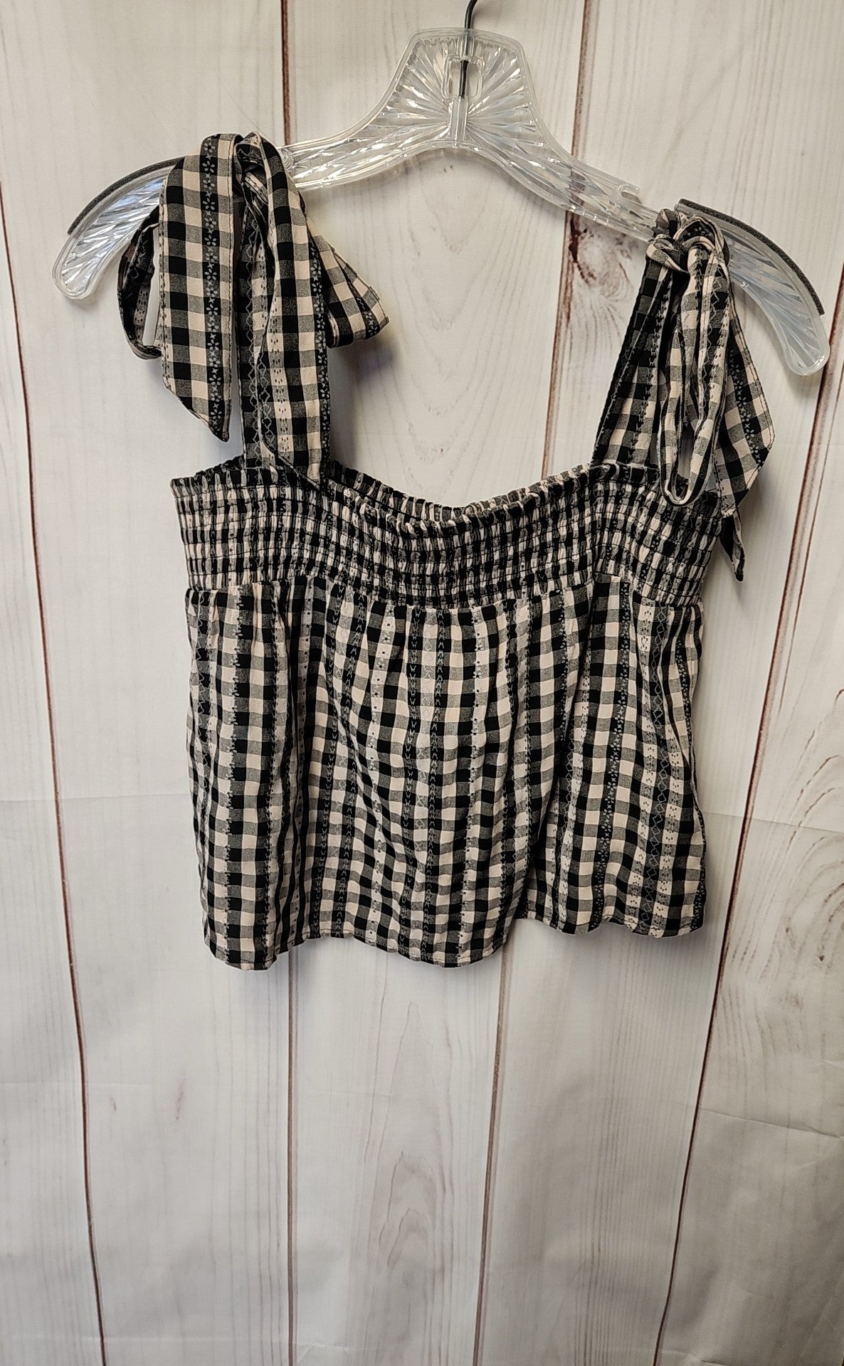 Lulus Women's Size S Black & Beige Sleeveless Top