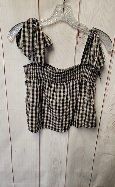 Lulus Women's Size S Black & Beige Sleeveless Top