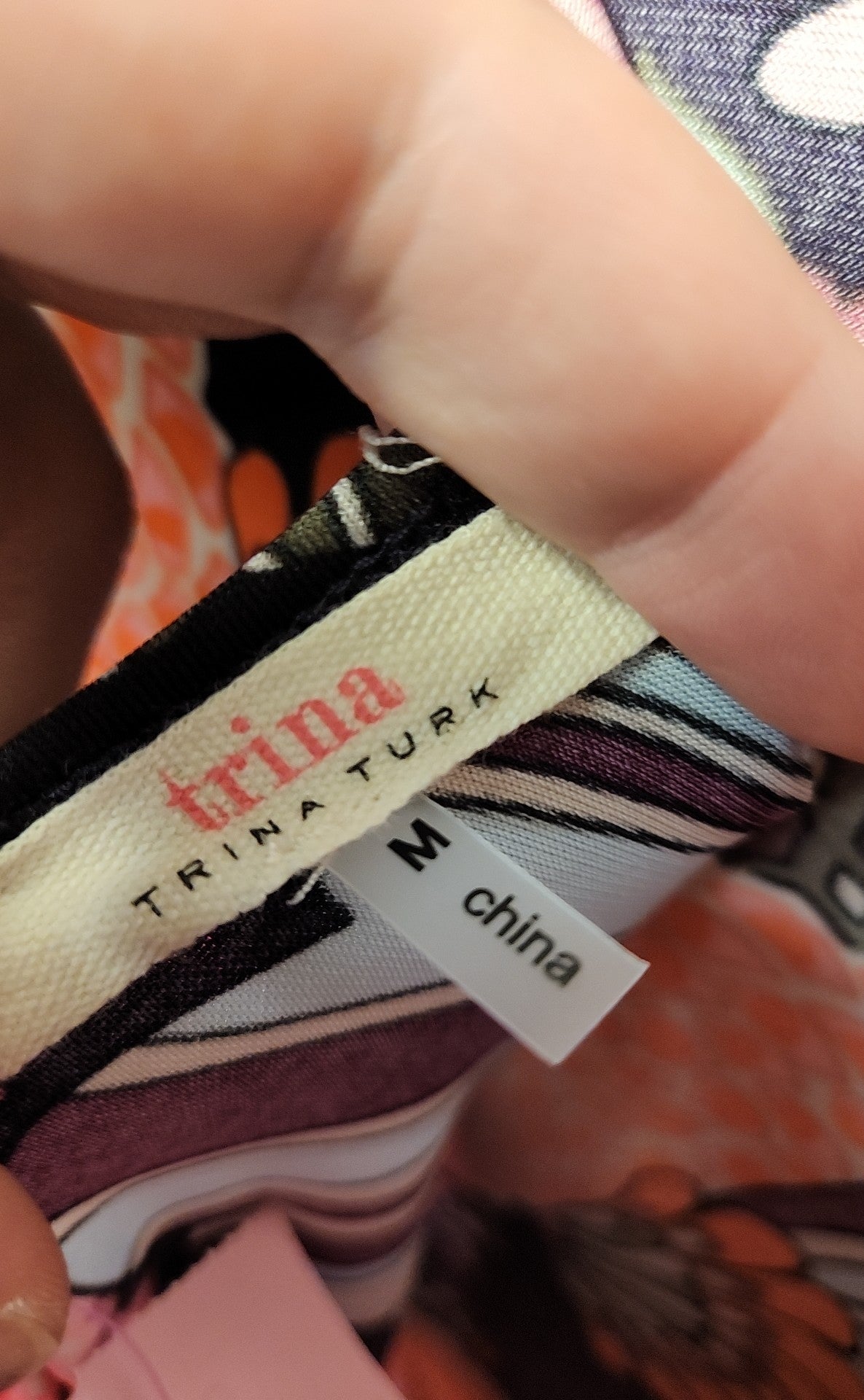 Trina Turk Women's Size M Purple Floral Dress