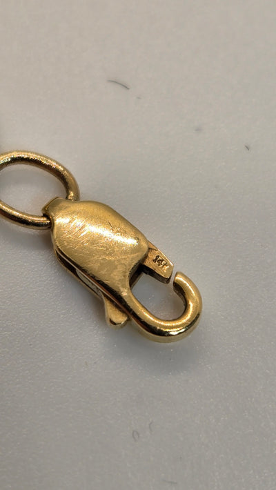 14K Yellow Gold Van Dell Scarab 7-1/4" Bracelet 11.54g