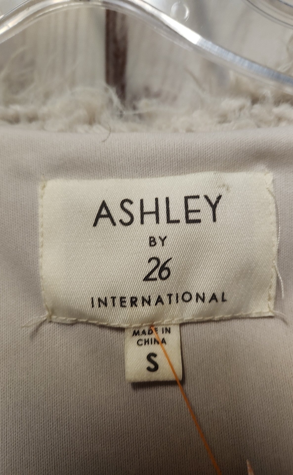 Ashley by 26 International Women's Size S White Cardigan