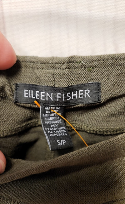 Eileen Fisher Women's Size S Olive Green Pants