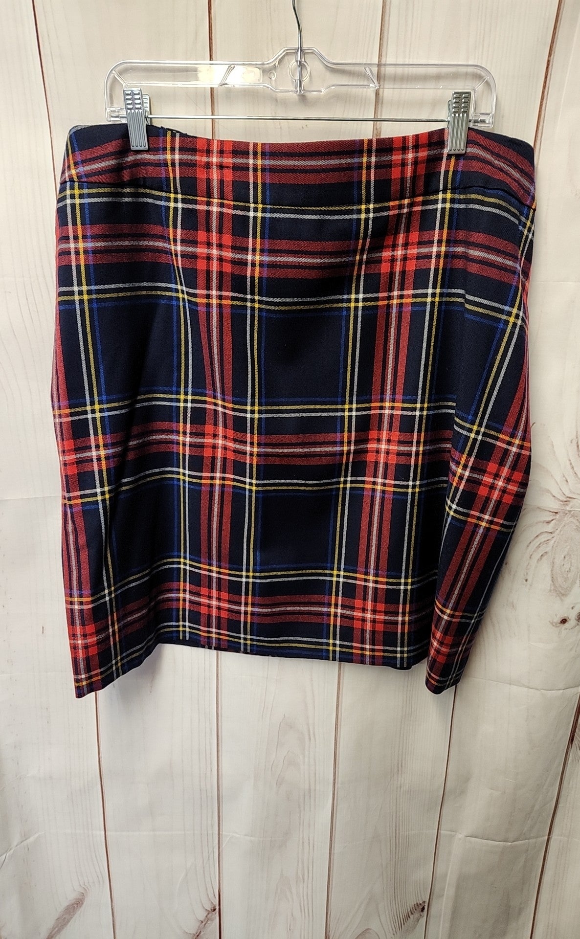 Talbots Women's Size 16 Navy & Red Skirt