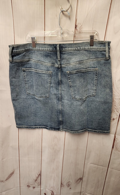 NWT J Crew Women's Size 16 Blue Skirt