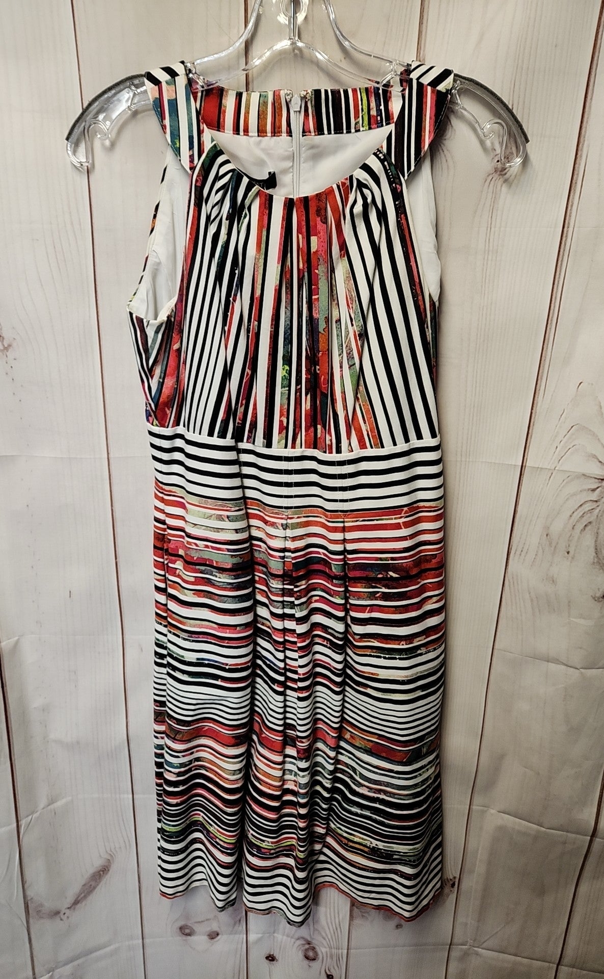 Nine West Women's Size 6 Red & White Dress