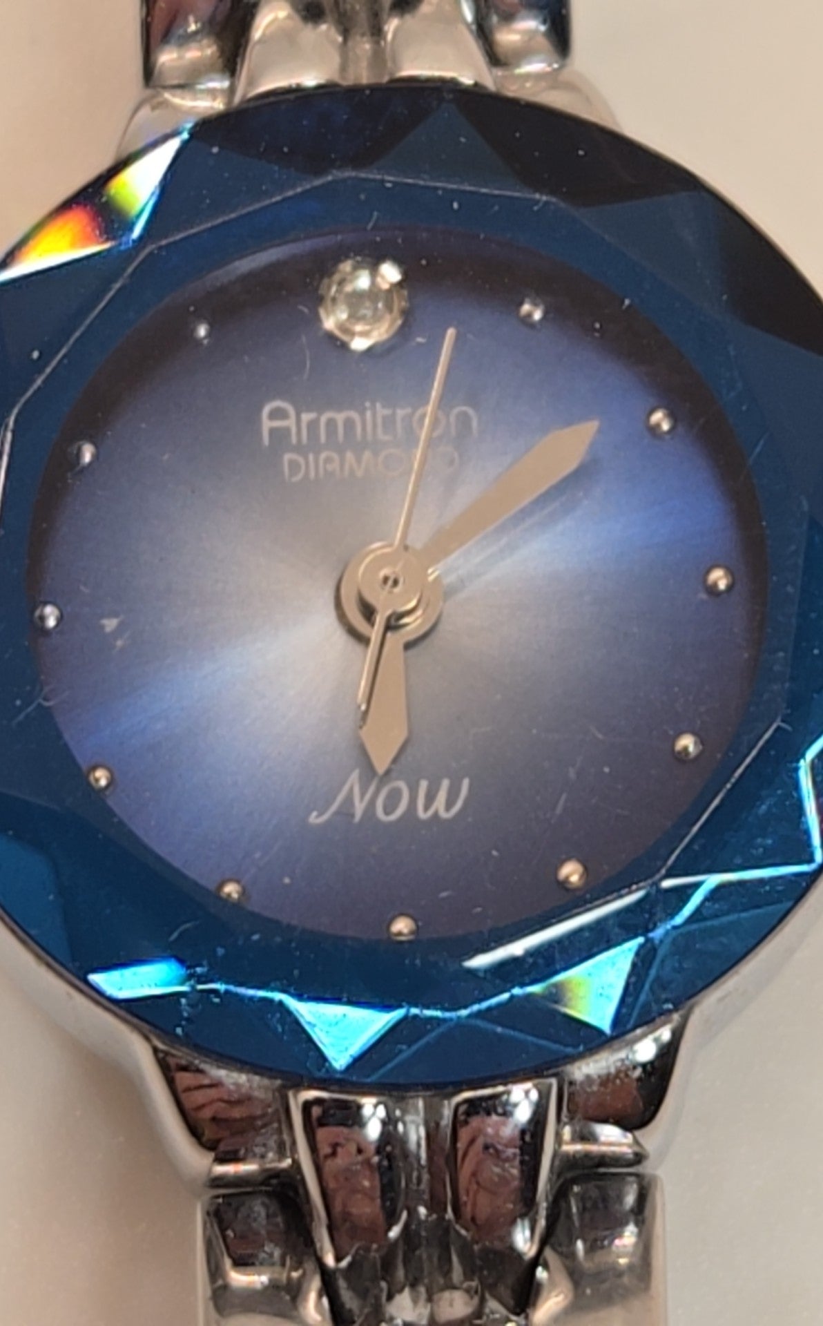 Armitron Silver Watch NEEDS BATTERY