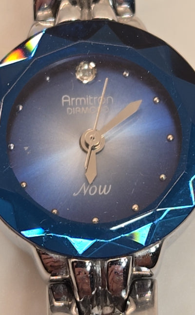 Armitron Silver Watch NEEDS BATTERY