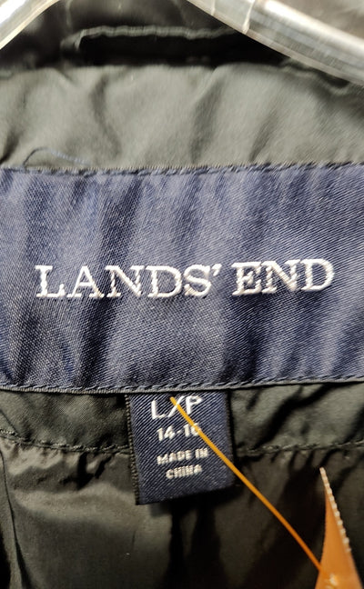 Lands End Women's Size L Petite Black Jacket