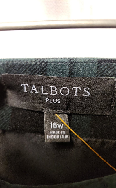 Talbots Women's Size 16 Green Skirt