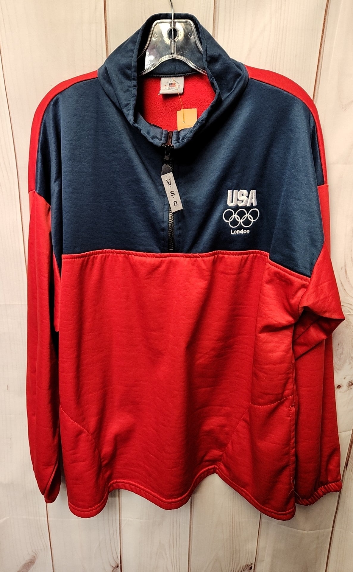 USA London Olympics Men's Size XL Red & Blue Jacket