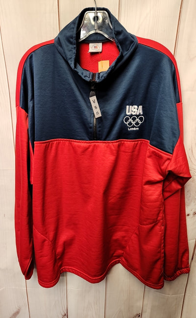 USA London Olympics Men's Size XL Red & Blue Jacket