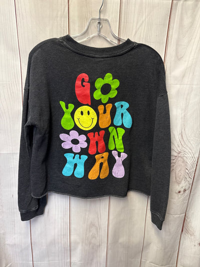 Art Girl's Size 14 Gray Sweatshirt