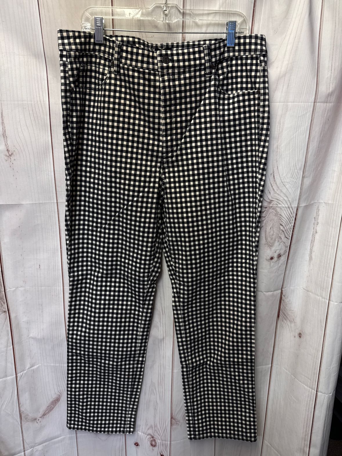 Talbots Women's Size 16 Black & White Pants