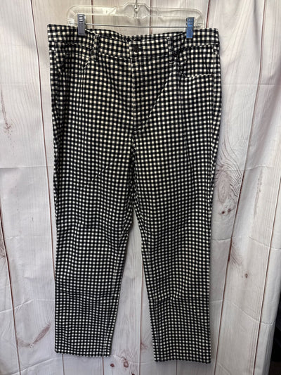Talbots Women's Size 16 Black & White Pants