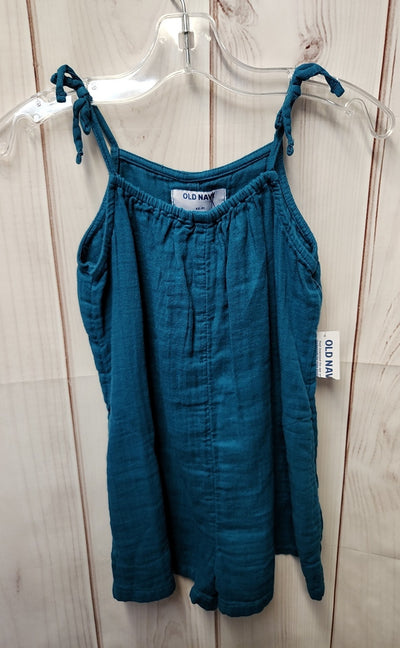 NWT Old Navy Girl's Size XS 5 Teal Romper