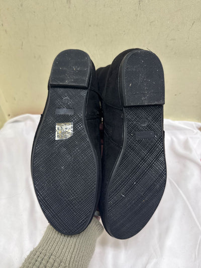 Women's Size 40 = 9-1/2 Black Boots Shoes