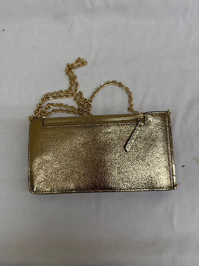 Thacker New York Gold Crosbody Wallet