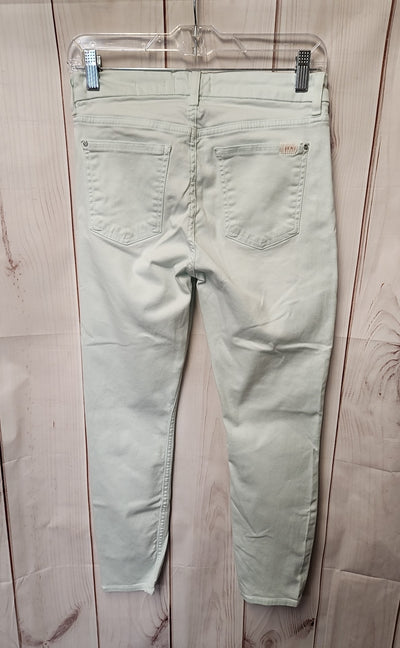 Jen7 by 7 For All Mankind Women's Size 4 Light Blue Pants Ankle Skinny