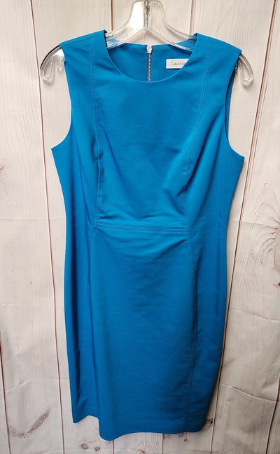 Calvin Klein Women's Size 8 Blue Dress