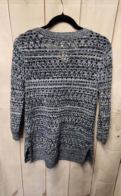 Croft & Barrow Women's Size M Blue Sweater