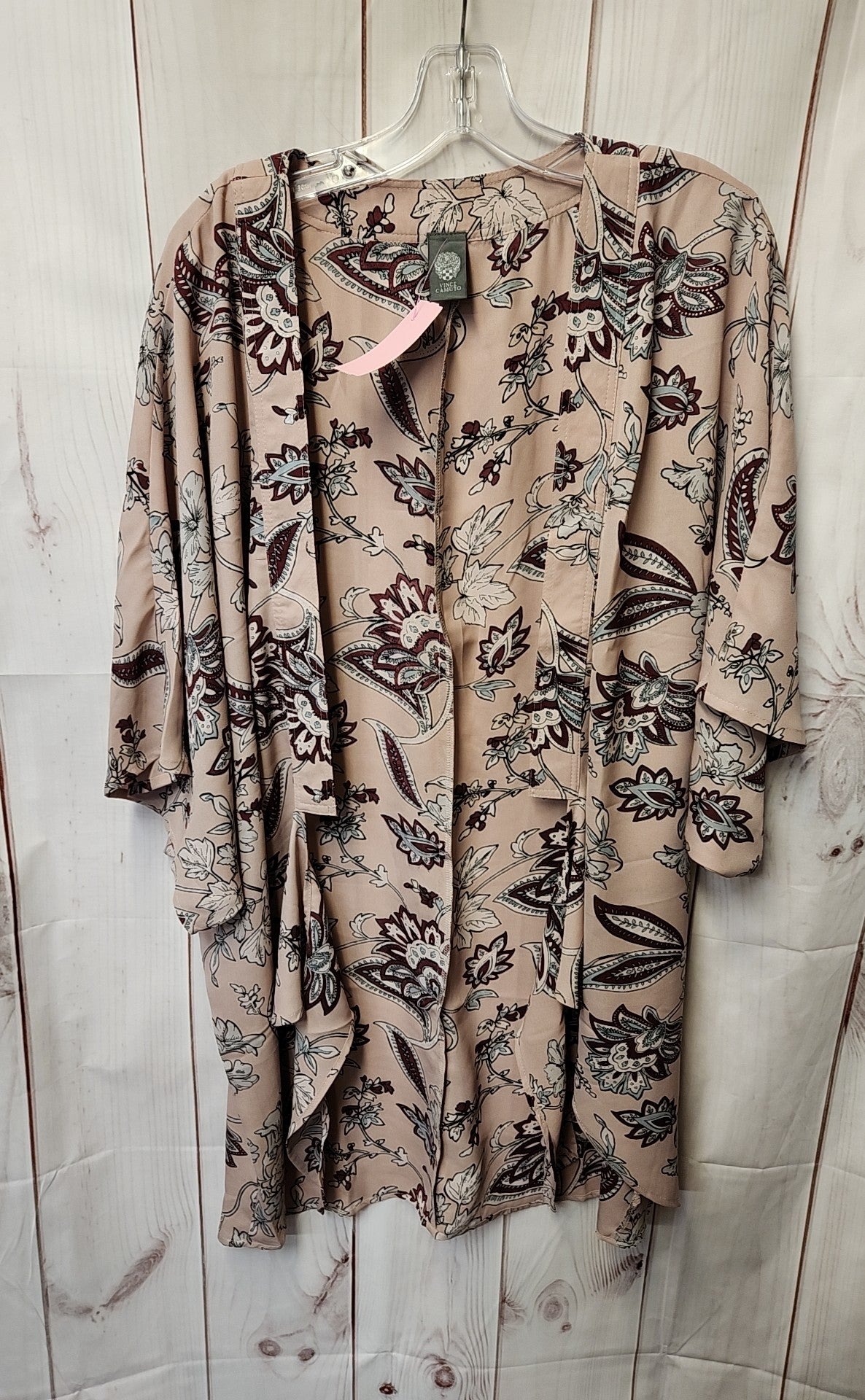 Vince Camuto Women's Size One Size Pink Floral Cardigan