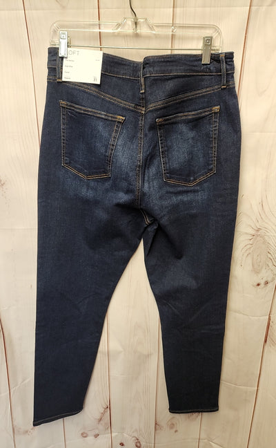 NWT Loft Women's Size 31 (11-12) Blue Jeans The Curvy Skinny