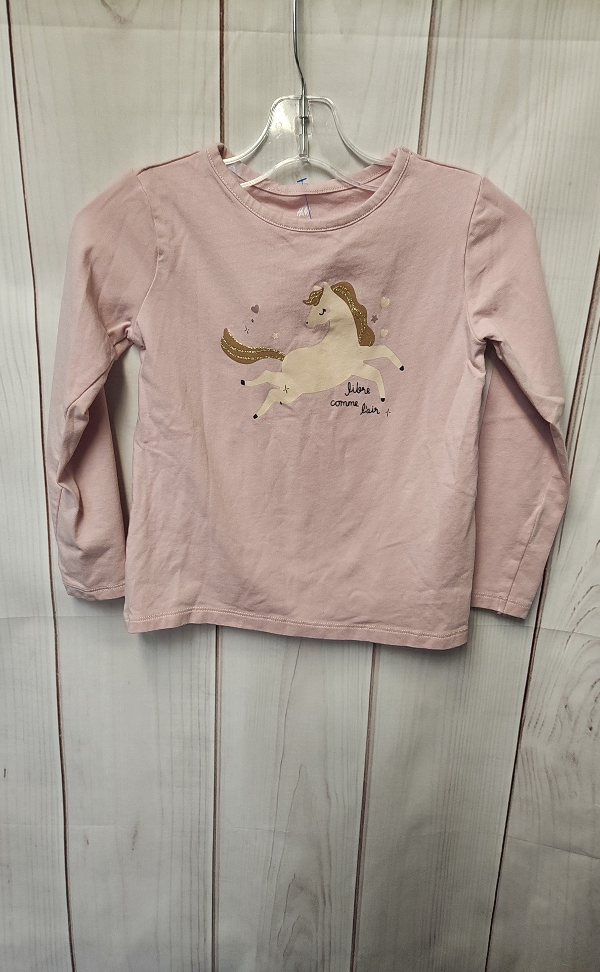 H&M Girl's Size 5/6 Pink Shirt