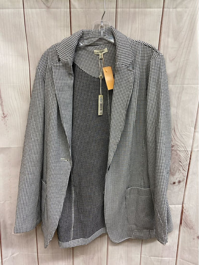 NWT Max Studio Women's Size XL White & Black Blazer