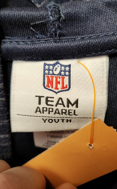 New England Patriots NFL Boy's Size 14/16 Navy Sweatshirt