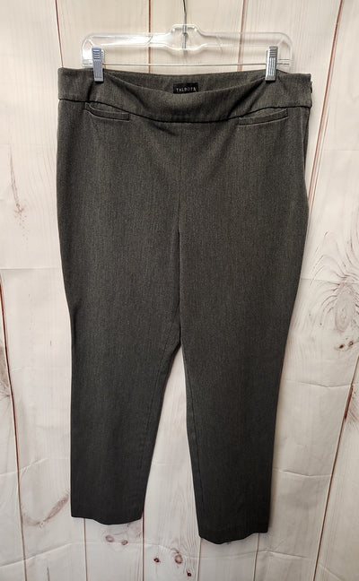 Talbots Women's Size 14 Gray Pants Refined Bi-Stretch Pant