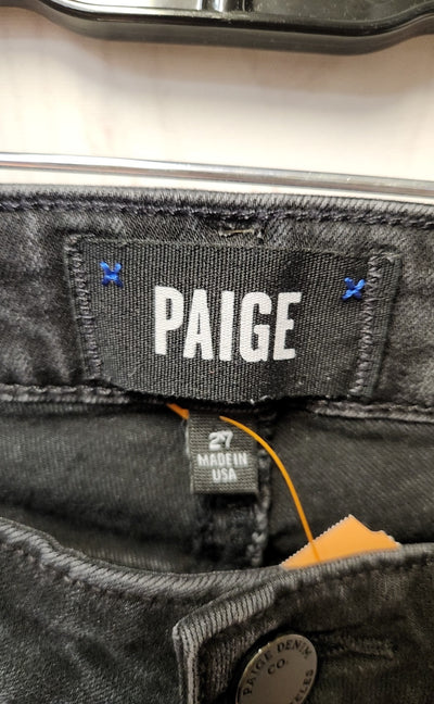 Paige Women's Size 27 (3-4) Black Jeans