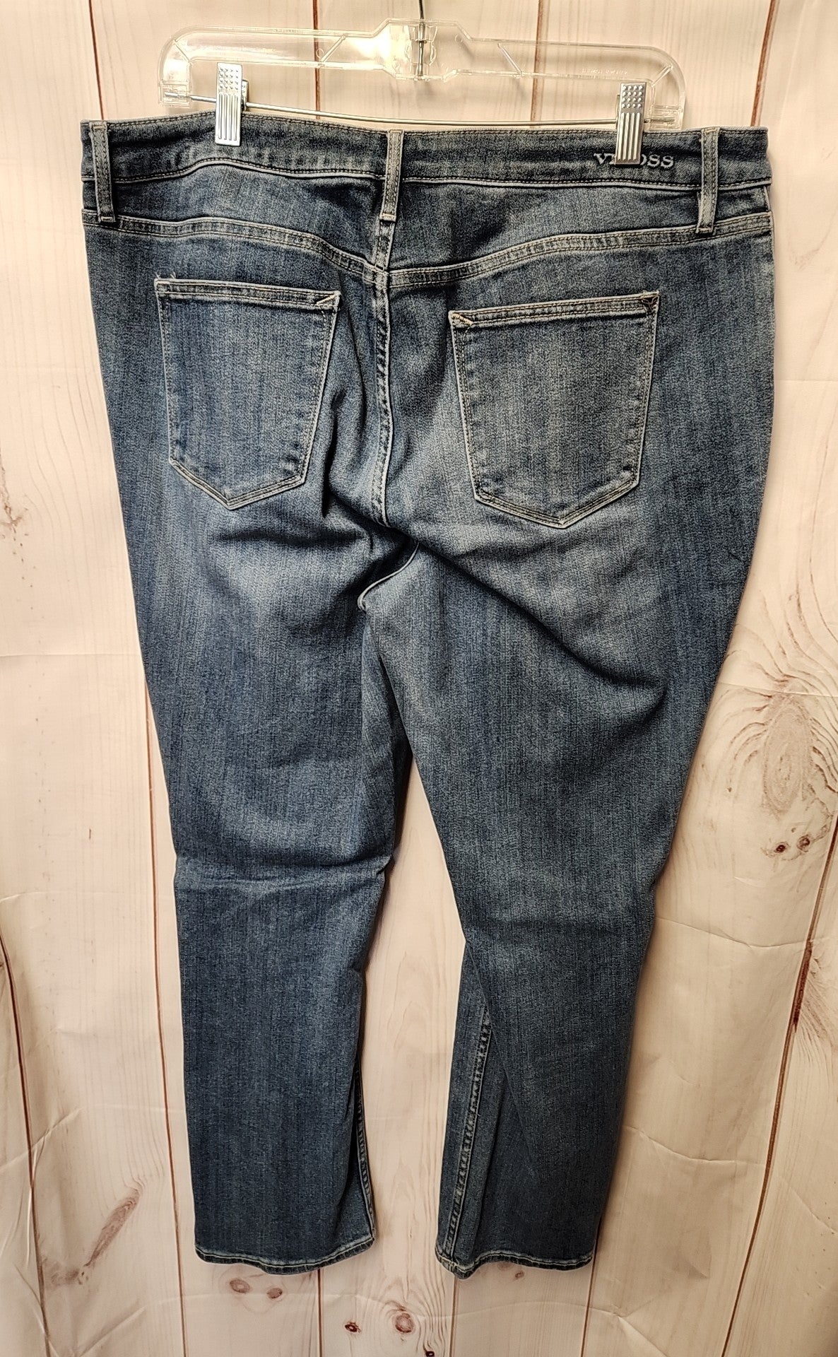 Vigoss Women's Size 34 (18/1X) Blue Jeans Marley Straight