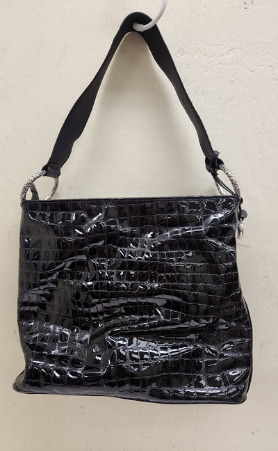 Brighton Black Leather Purse Bag