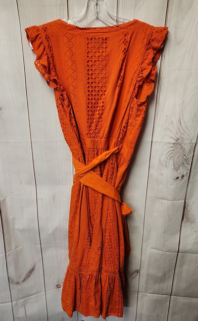 J Crew Women's Size 6 Orange Dress