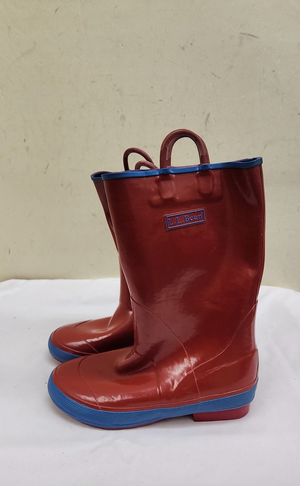 LL Bean Boy's Size 3 Red Boots