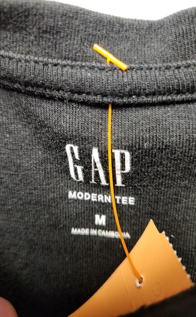 Gap Women's Size M Black Short Sleeve Top
