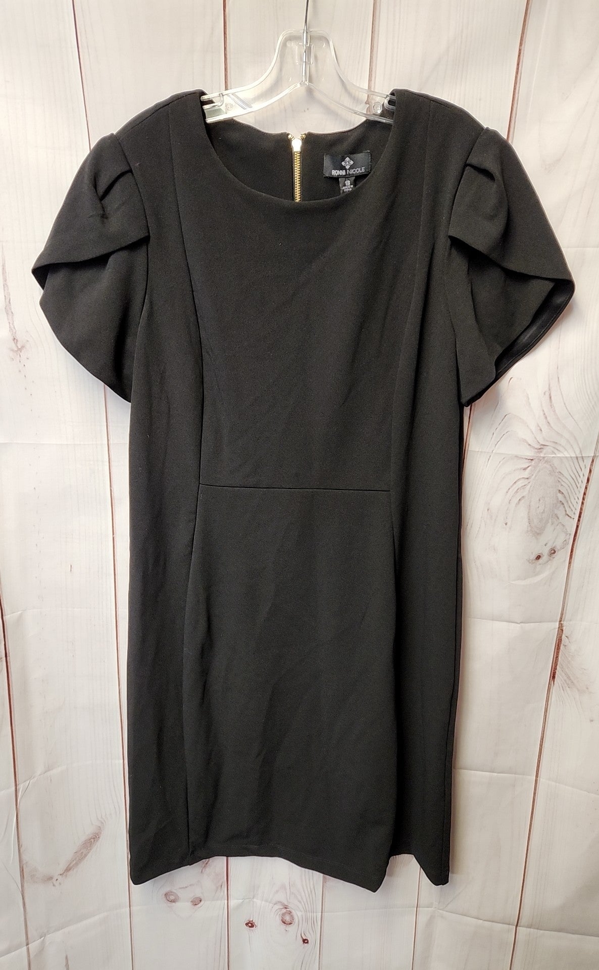 Ronni Nicole Women's Size 16 Black Dress