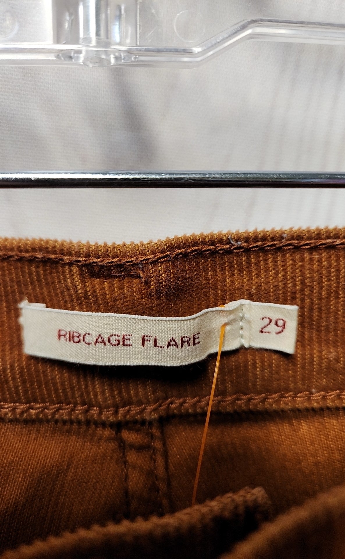 Levis Women's Size 29 (7-8) Brown Pants Ribcage Flare