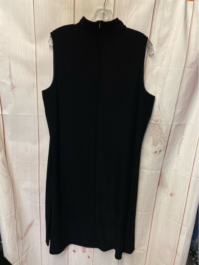 Chico's Women's Size XL Black Dress