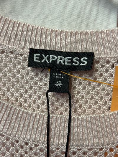 NWT Express Women's Size XS Pink 3/4 Sleeve Top