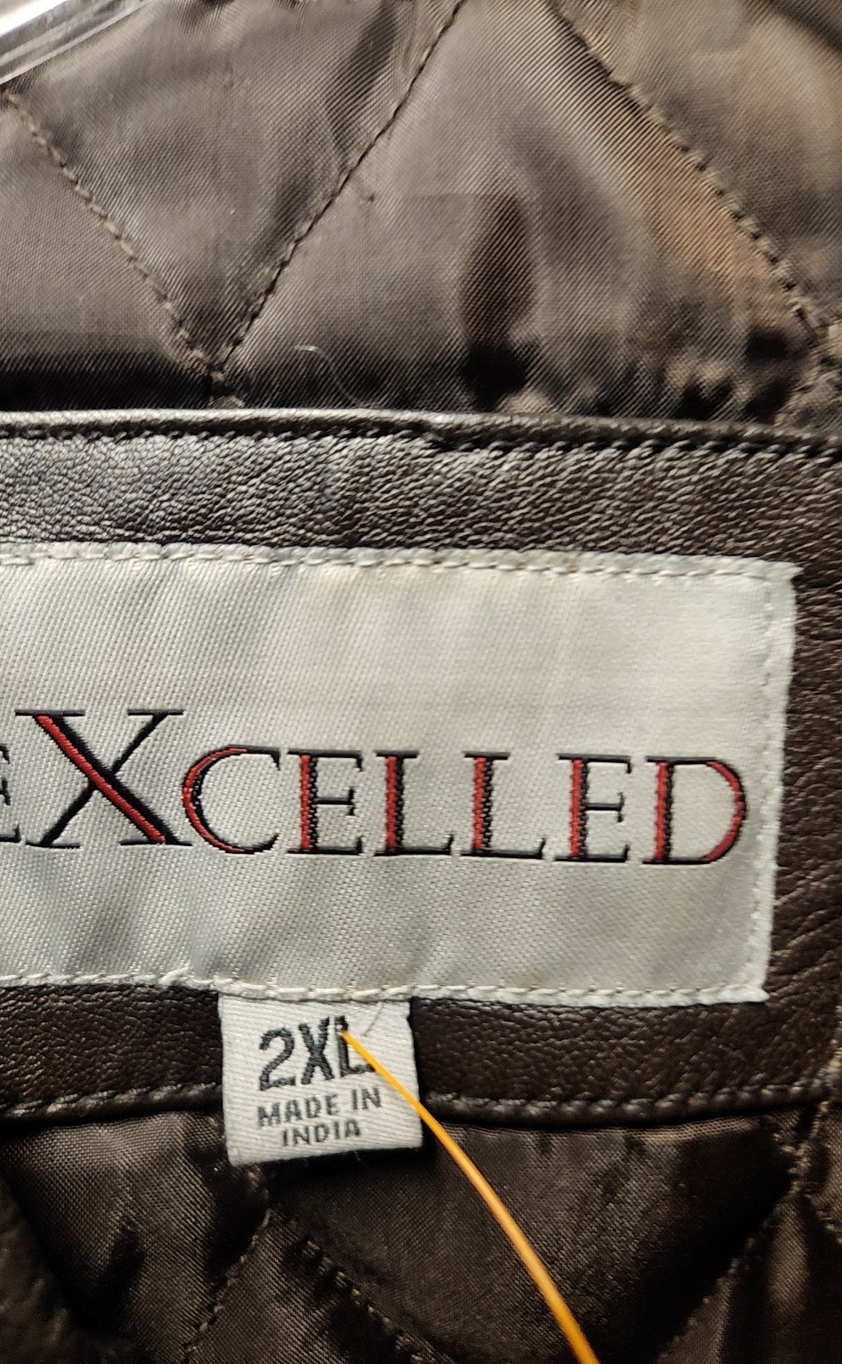 Excelled Men's Size 2X Brown Leather Jacket
