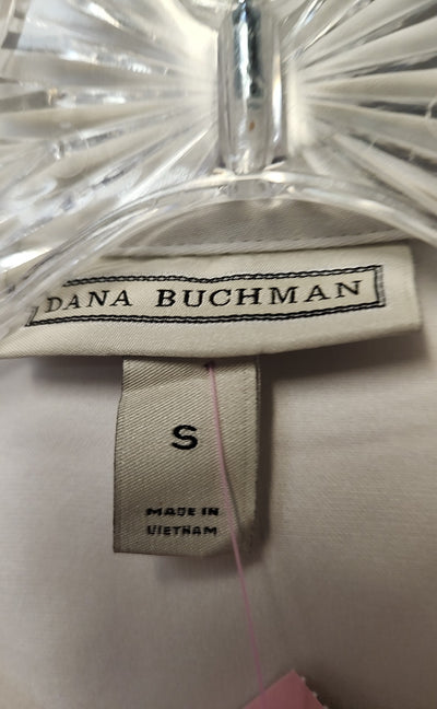 Dana Buchman Women's Size S White 3/4 Sleeve Top