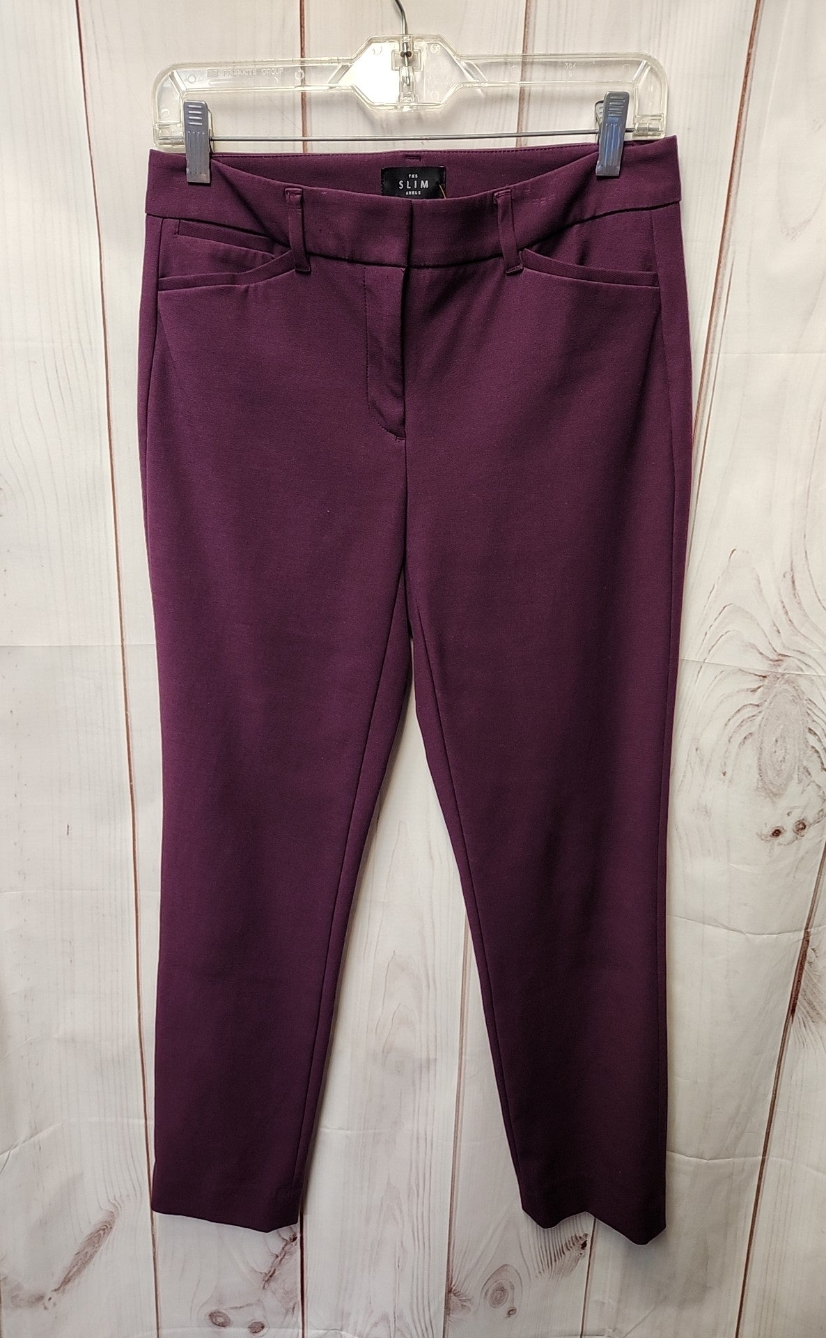 White House Black Market Women's Size 2 Purple Pants The Slim Ankle