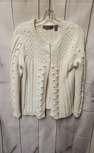 Liz Claiborne Women's Size L White Cardigan