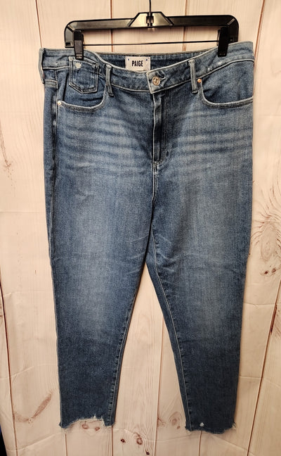 Paige Women's Size 34 (18/1X) Blue Jeans Gemma