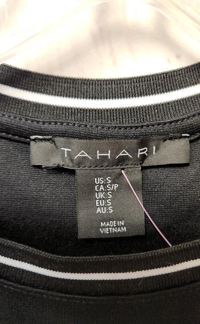 Tahari Women's Size S Black Sleeveless Top