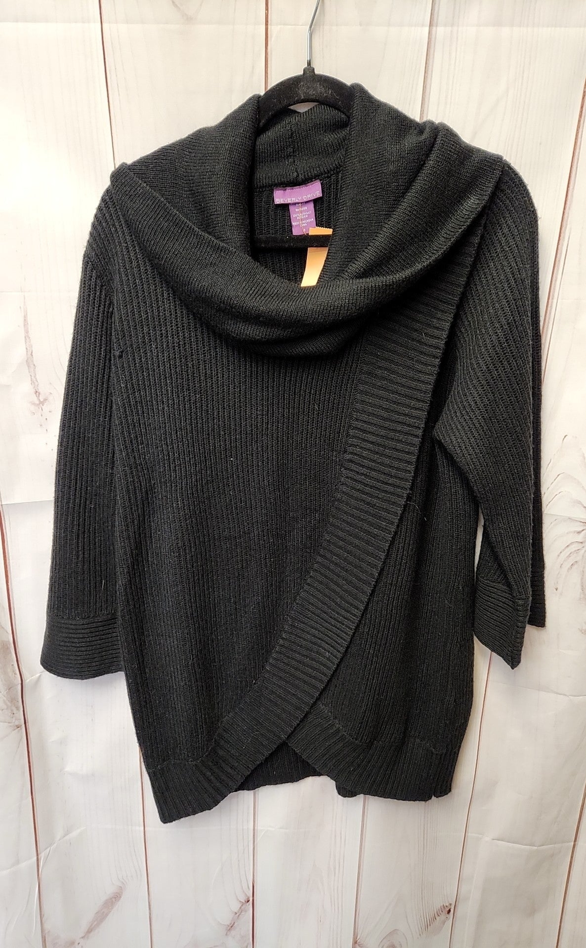 Beverly Drive Women's Size 1X Black Sweater